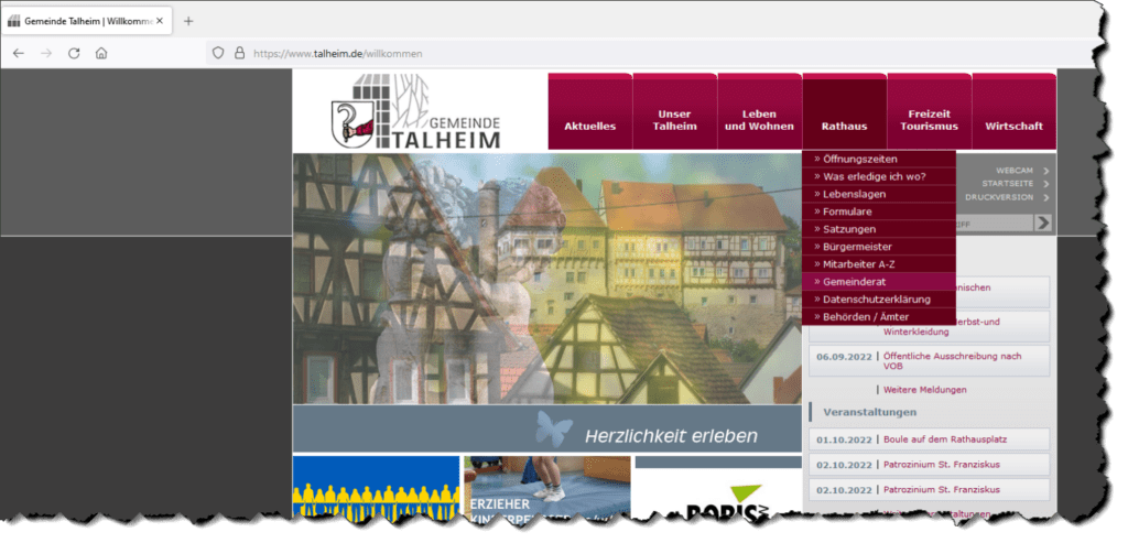 Homepage Talheim